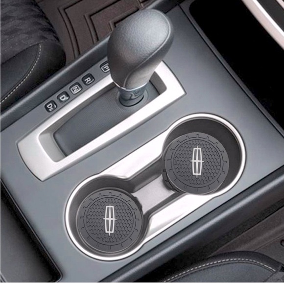 Auto Sport Car Cup Holder Insert Coaster Can 2 Pcs Pack Fit Lincoln Accessories - Picture 3 of 6